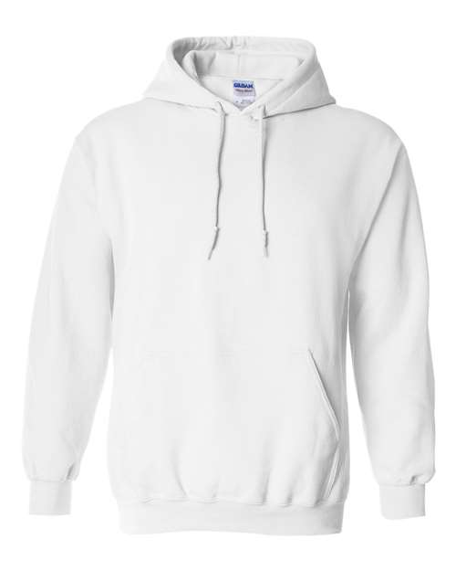 Gildan 18500, Unisex Heavy Blend Hooded Sweatshirt, White