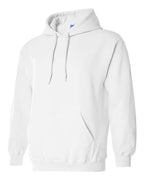 Gildan 18500, Unisex Heavy Blend Hooded Sweatshirt, White