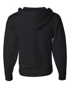 JERZEES 993MR, 414 Unisex Nublend Full-zip Hooded Sweatshirt, Black