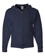 JERZEES 993MR, 414 Unisex Nublend Full-zip Hooded Sweatshirt, J. Navy