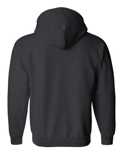 Gildan 415, 18600 Unisex Heavy Blend Full-zip Hooded Sweatshirt, Black