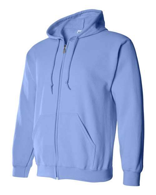 Gildan 415, 18600 Unisex Heavy Blend Full-zip Hooded Sweatshirt, Carolina Blue