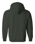 Gildan 18600, Unisex Heavy Blend Full-zip Hooded Sweatshirt, Forest