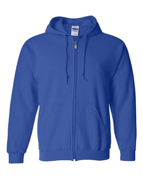 Gildan 415, 18600 Unisex Heavy Blend Full-zip Hooded Sweatshirt, Royal
