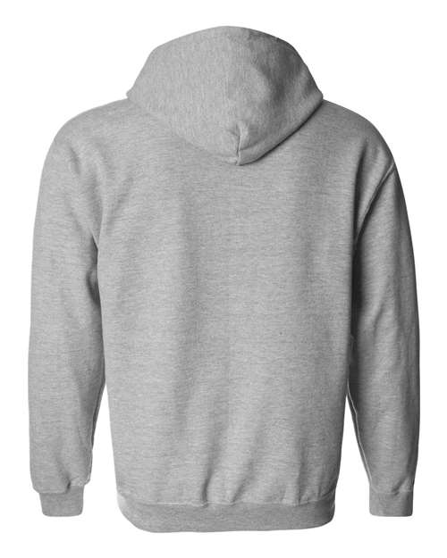 Gildan 415, 18600 Unisex Heavy Blend Full-zip Hooded Sweatshirt, Sport Grey