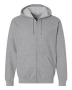 Gildan 18600, Unisex Heavy Blend Full-zip Hooded Sweatshirt, Sport Grey