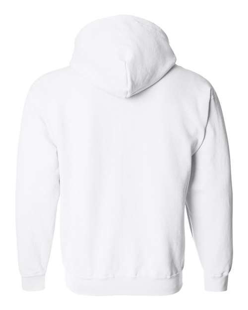 Gildan 415, 18600 Unisex Heavy Blend Full-zip Hooded Sweatshirt, White