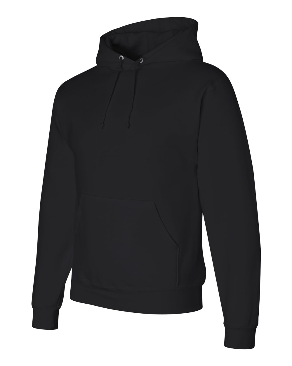 JERZEES 422, 4997mr Unisex Super Sweats Nublend Hooded Sweatshirt, Black