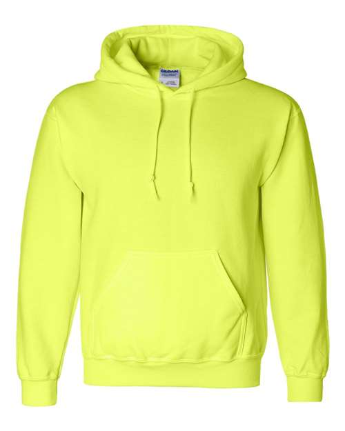Gildan 423, 12500 Unisex Dryblend Hooded Sweatshirt, Safety Green