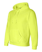 Gildan 423, 12500 Unisex Dryblend Hooded Sweatshirt, Safety Green