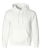 Gildan 12500, Unisex Dryblend Hooded Sweatshirt, White