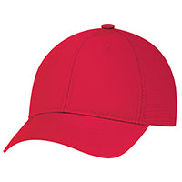 Polyester Rip Stop / Polyester Rip Stop Mesh 1B270M, Ajm 6 Panel Constructed Full-fit (mesh Back), Red