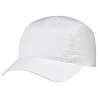 Polyester Rip Stop / Polyester Rip Stop Mesh 1B940M, Ajm 5 Panel Runner Style, White
