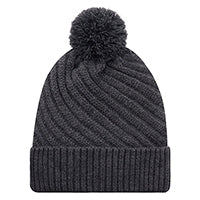Acrylic / Polyester Satin 1E133L, Ajm Cuff Toque, Charcoal