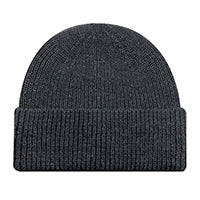 Acrylic 1G270M, Ajm Cuff Toque With Flat Seams, Charcoal