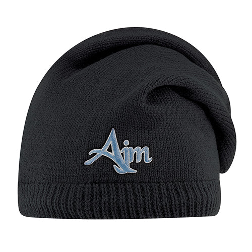 Acrylic / Polyester Micro Fleece 1J071M, Ajm Board Toque (slouchy), Black