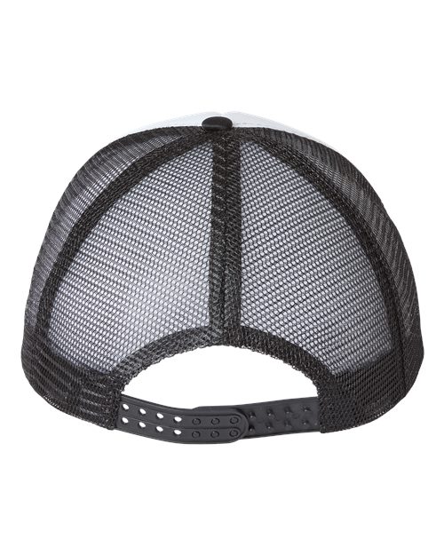Valucap VC700, Foam Mesh-back Trucker Cap, White/ Black