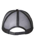Valucap VC700, Foam Mesh-back Trucker Cap, White/ Black
