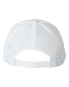 Valucap VC700, Foam Mesh-back Trucker Cap, White/ White