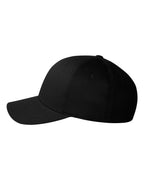 Flexfit 5001, 455 V-flexfit Cotton Twill Cap, Black