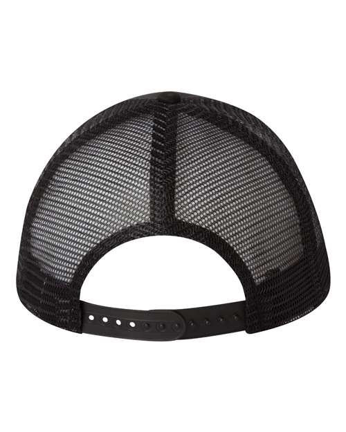 Valucap VC400, Mesh-back Twill Trucker Cap, Black