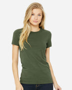 BELLA + CANVAS 2020, 6004 Women's Slim Fit Tee, Black