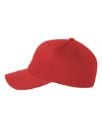 Flexfit 6277, 467 Cotton Blend Cap, Red