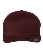 Flexfit 6477, 484 Wool-blend Cap, Maroon