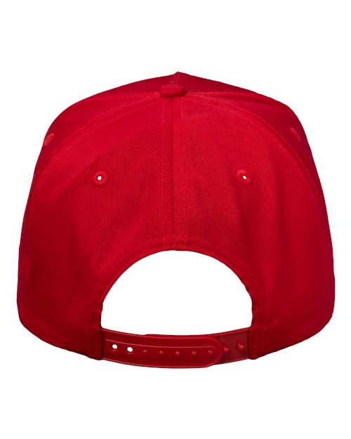 Valucap 8869, Five-panel Twill Cap, Red