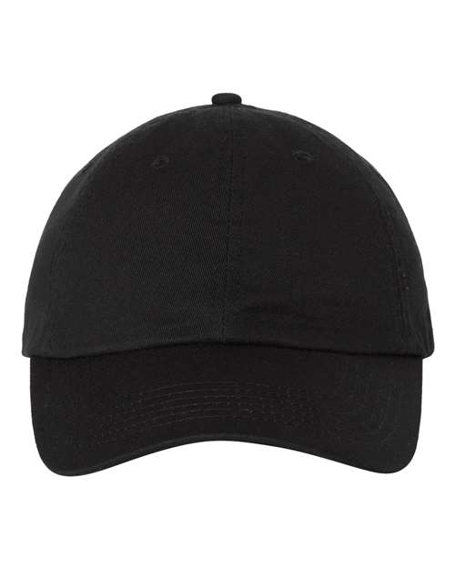 Valucap VC300A, Bio-washed Classic Dad Hat, Black