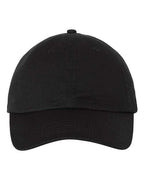 Valucap VC300A, Bio-washed Classic Dad Hat, Black