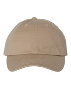 Valucap VC300A, Bio-washed Classic Dad Hat, Khaki