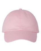 Valucap VC300A, Bio-washed Classic Dad Hat, Light Pink