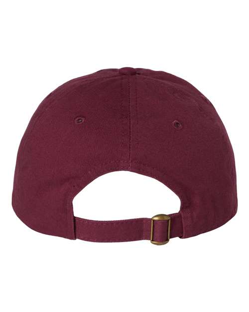 Valucap VC300A, Bio-washed Classic Dad Hat, Maroon