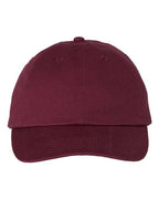 Valucap VC300A, Bio-washed Classic Dad Hat, Maroon