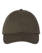 Valucap VC300A, Bio-washed Classic Dad Hat, Olive