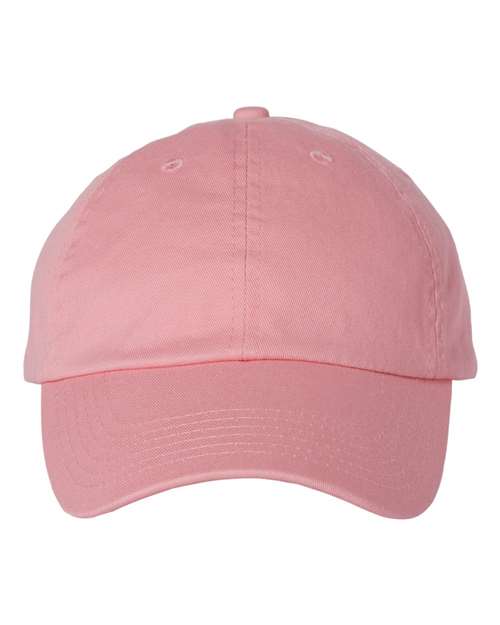 Valucap VC300A, Bio-washed Classic Dad Hat, Pink