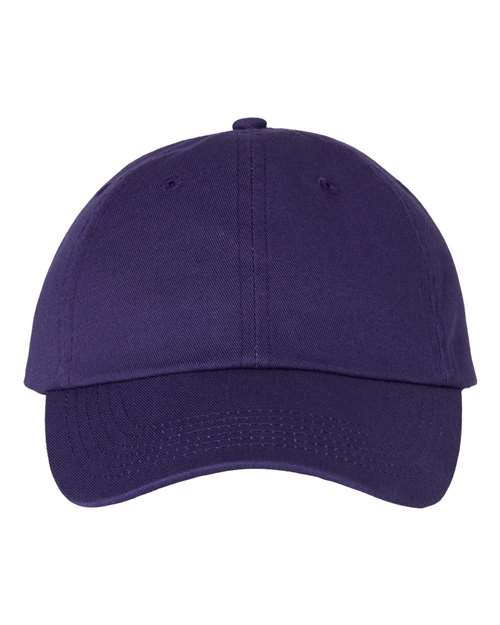 Valucap VC300A, Bio-washed Classic Dad Hat, Purple