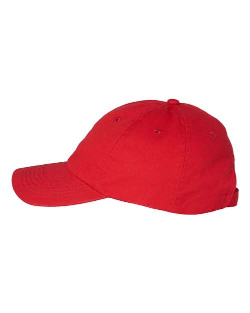 Valucap VC300A, Bio-washed Classic Dad Hat, Red