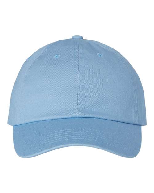 Valucap VC300A, Bio-washed Classic Dad Hat, Sky Blue
