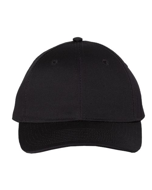 Valucap VC100, Lightweight Twill Cap, Black