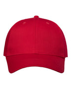 Valucap VC100, Lightweight Twill Cap, Red