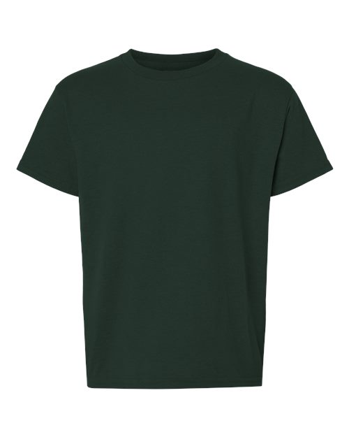 Gildan 526, 8000b Youth Dryblend T-shirt, Forest Green