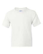 Gildan 8000B, Youth Dryblend T-shirt, White