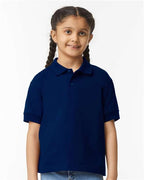 Gildan 8800B, Youth Dryblend Jersey Polo, Navy
