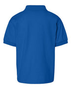 Gildan 8800B, Youth Dryblend Jersey Polo, Royal