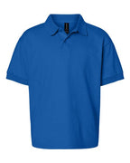 Gildan 8800B, Youth Dryblend Jersey Polo, Royal