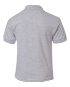 Gildan 8800B, Youth Dryblend Jersey Polo, Sport Grey