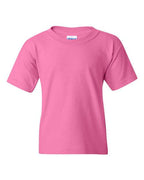 Gildan 543, 5000b Youth Heavy Cotton T-shirt, Azalea