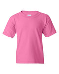 Gildan 5000B, Youth Heavy Cotton T-shirt, Azalea